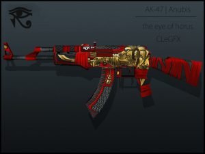 اسکین Ak47 Anubis برای کانتر 1.6